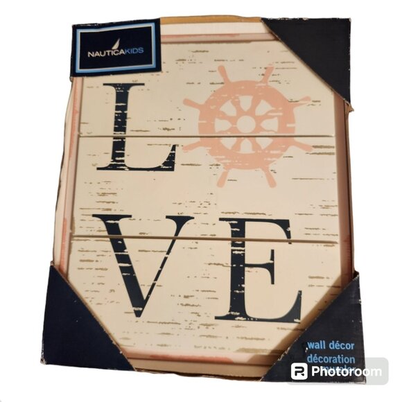 LOVE Wall hanging by Nautical Kids - Picture 3 of 3